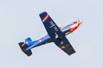 Image showing LEEUWARDEN, THE NETHERLANDS - JUNE 10, 2016: Austian PC-7 Pilatu