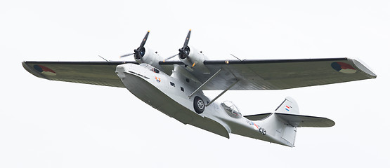 Image showing LEEUWARDEN, NETHERLANDS - JUNE 10: Consolidated PBY Catalina in 