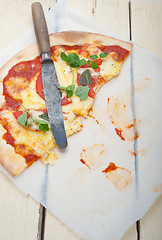 Image showing Italian pizza Margherita