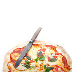 Image showing Italian pizza Margherita