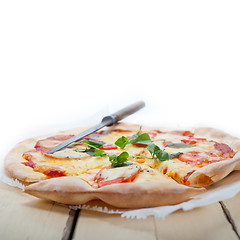 Image showing Italian pizza Margherita