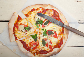 Image showing Italian pizza Margherita