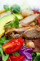 Image showing Chicken Avocado salad 