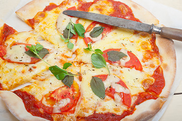 Image showing Italian pizza Margherita