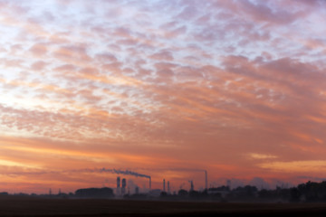 Image showing the sky during sunset