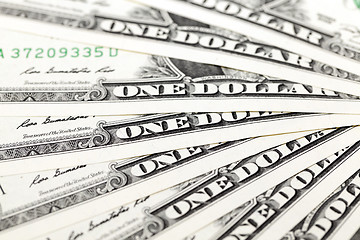 Image showing American dollars, close-up