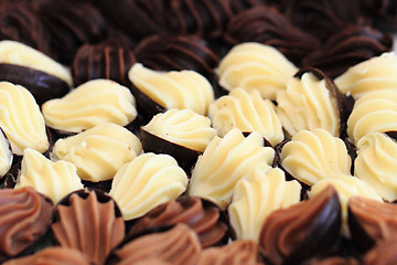 Image showing chocolate desserts background