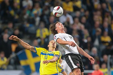 Image showing Austria vs. Sweden