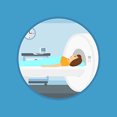 Image showing Magnetic resonance imaging.