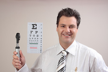 Image showing Doctor or Optometrist