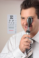 Image showing Optometrist, eye doctor