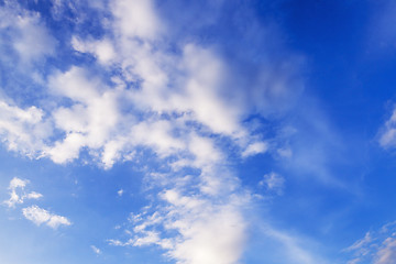 Image showing photographed the sky with clouds