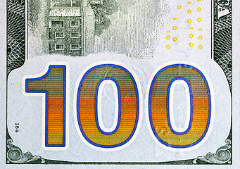 Image showing one hundred US dollars