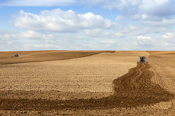 Image showing tractor in the field