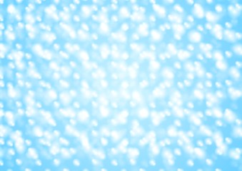 Image showing Blue shiny sparkling blurred background