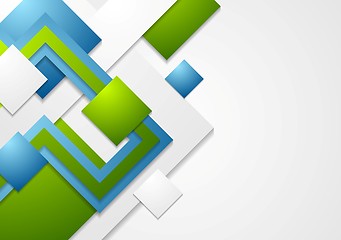 Image showing Abstract corporate geometric background