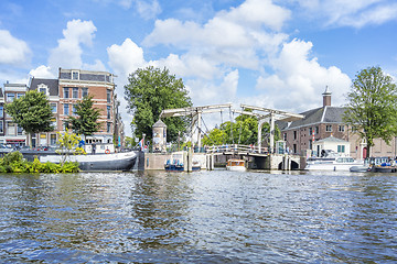 Image showing Amsterdam by boat
