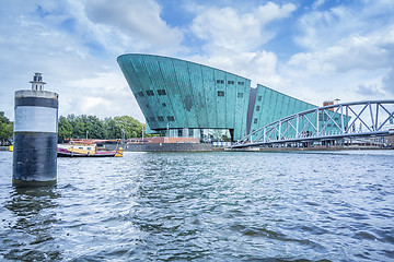 Image showing Amsterdam by boat