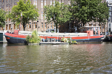 Image showing Amsterdam by boat