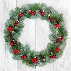 Image showing Christmas Wreath Decoratioon