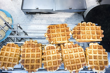 Image showing typical waffles in the netherlands