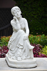 Image showing Angel sculpture in the park