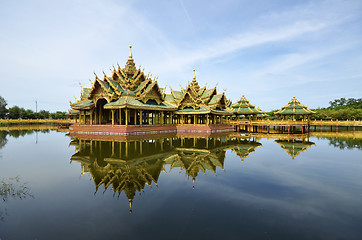 Image showing Pavilion of the Enlightened in Ancient city in Bangkok