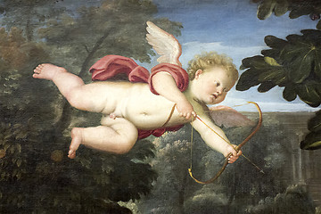 Image showing an angel on an old painting