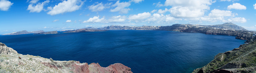 Image showing Landscape at Santorini, Greece