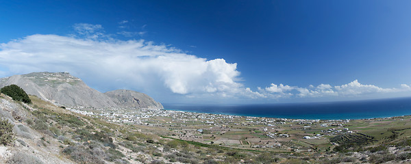 Image showing Landscape at Santorini, Greece