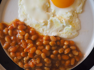 Image showing Vegetarian English breakfast