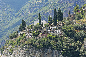 Image showing Positano Cemetery