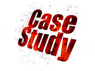 Image showing Learning concept: Case Study on Digital background