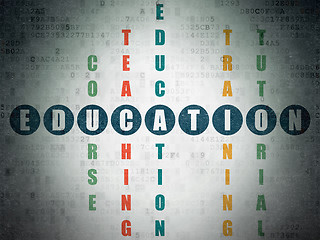 Image showing Education concept: Education in Crossword Puzzle