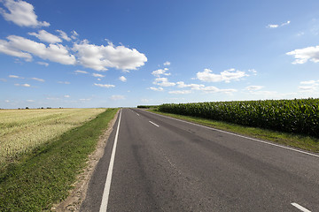 Image showing small paved road