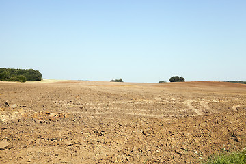 Image showing plowed agricultural field