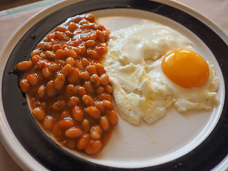 Image showing Vegetarian English breakfast