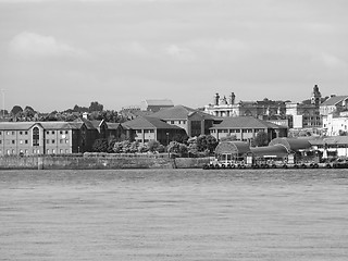 Image showing View of Birkenhead in Liverpool