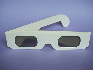 Image showing Disposable 3D glasses for movies