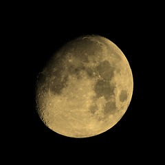Image showing Moon sepia