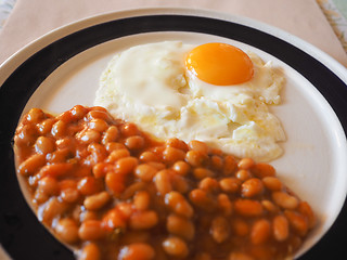 Image showing Vegetarian English breakfast
