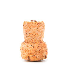 Image showing Cork from champagne isolated on white