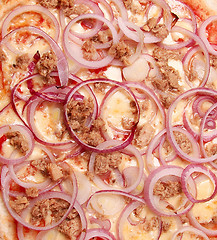 Image showing onion pizza background