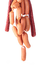 Image showing fresh sausages