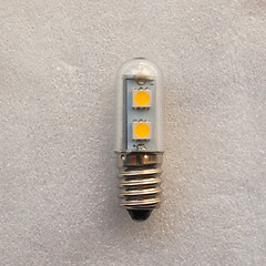 Image showing Led light E14 screw