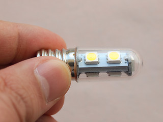 Image showing Led light E14 screw