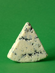 Image showing danish blue semi-soft cheese