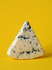 Image showing danish blue semi-soft cheese