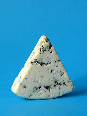 Image showing danish blue semi-soft cheese