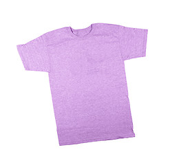 Image showing close up of a blank t-shirt